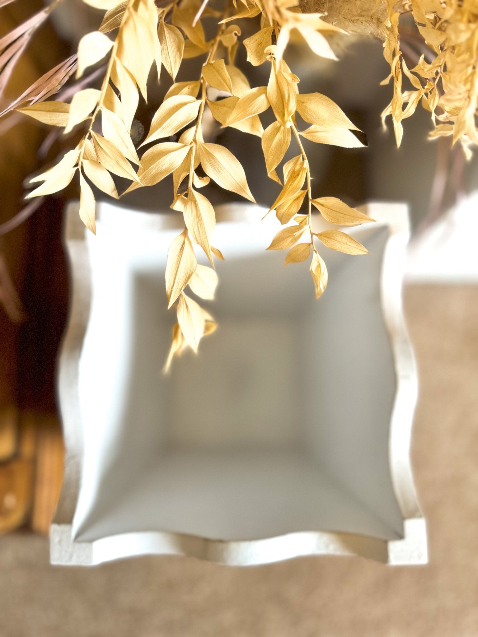 Mother of Pearl Waste Paper Bin | Sandy Shores - Bombaby