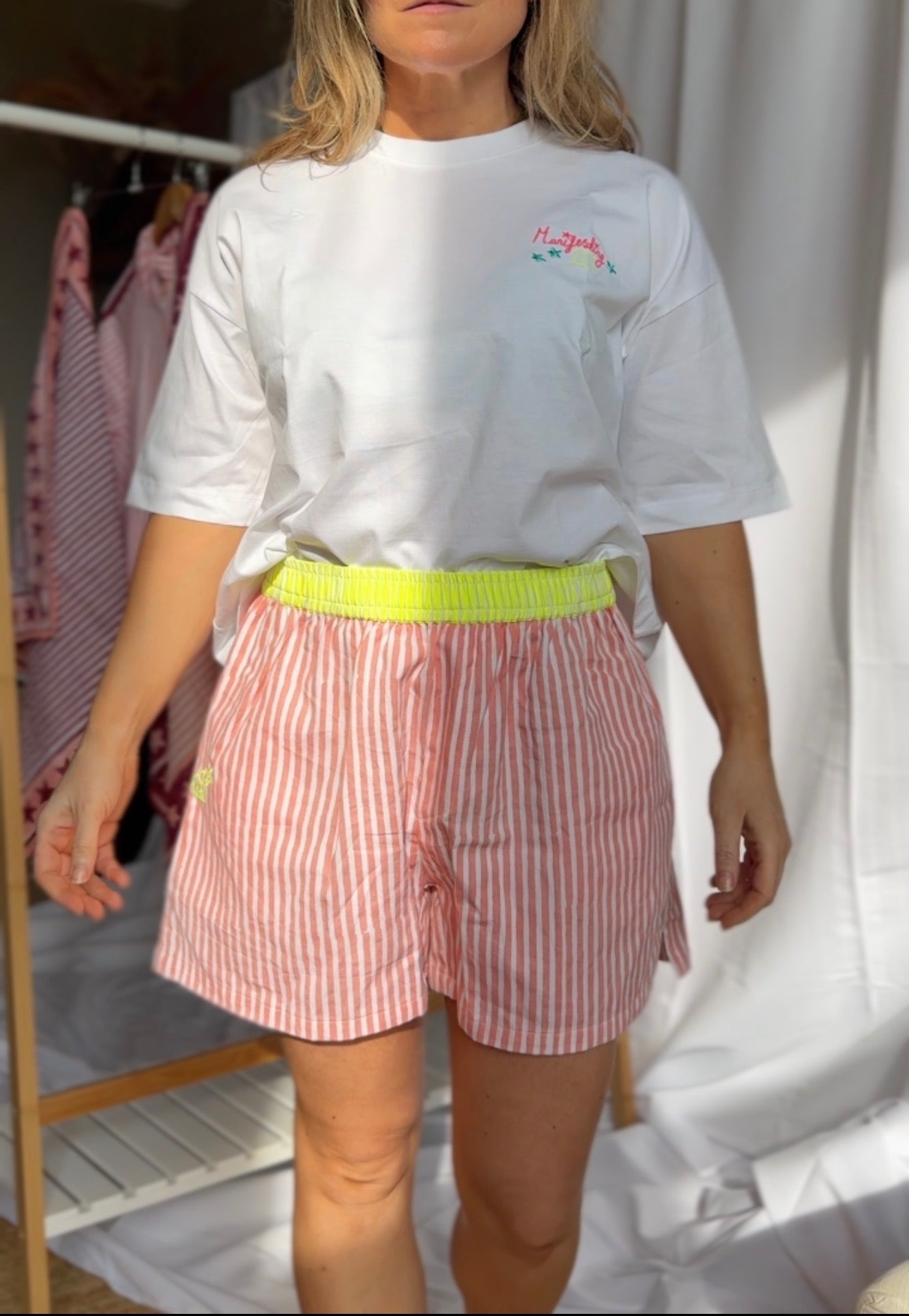 Organic Cotton Boxer Shorts | Rose Pink - Bombaby