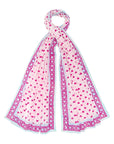 Oversized Handprinted Scarf | Petal Kiss - Bombaby