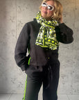Oversized Handprinted Scarf | Rebel camo - Bombaby