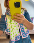 Oversized Handprinted Scarf | Starstruck - Bombaby