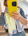 Oversized Handprinted Scarf | Starstruck - Bombaby