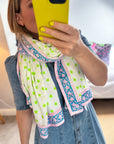 Oversized Handprinted Scarf | Starstruck - Bombaby