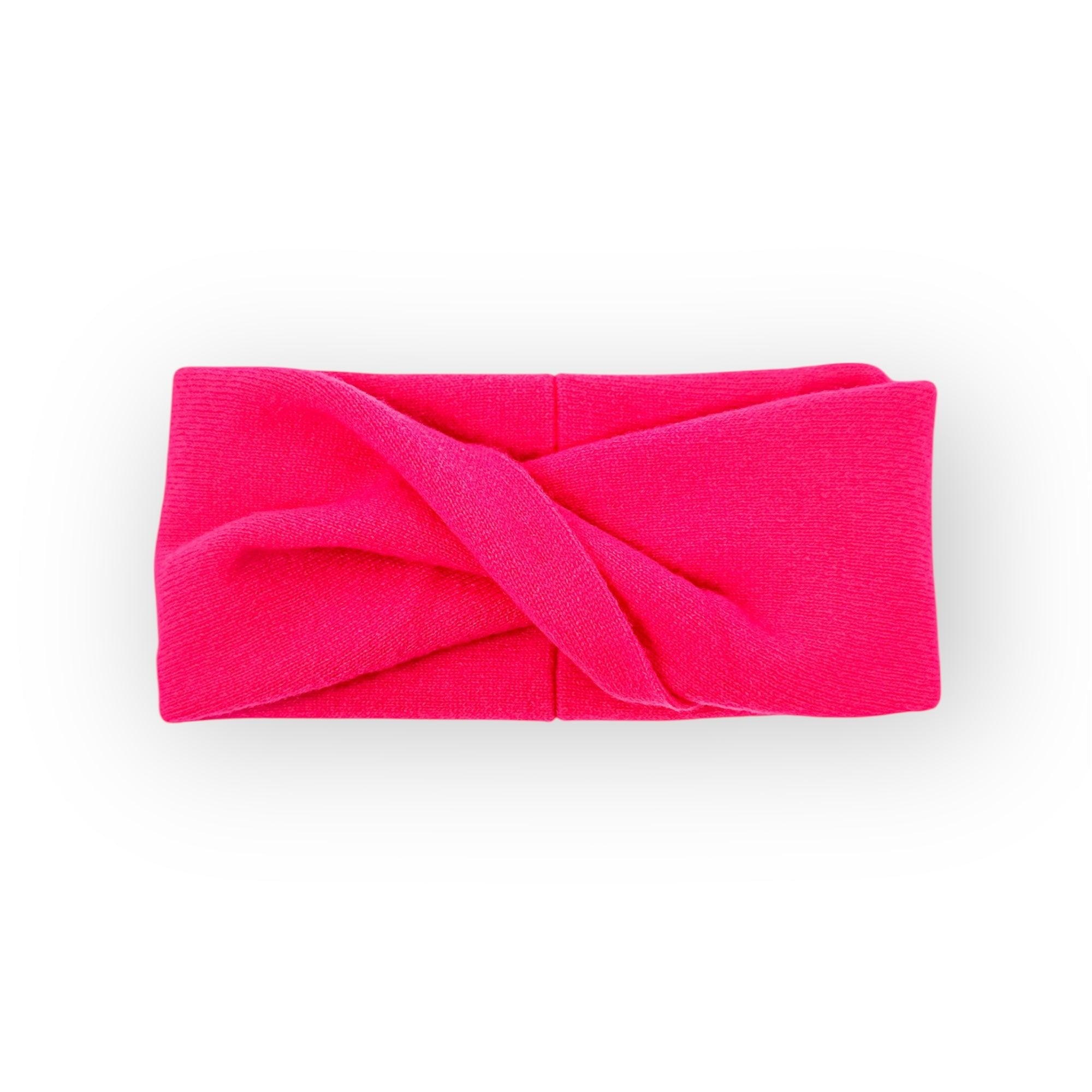Pure Cashmere Headband | Neon Pink - Bombaby