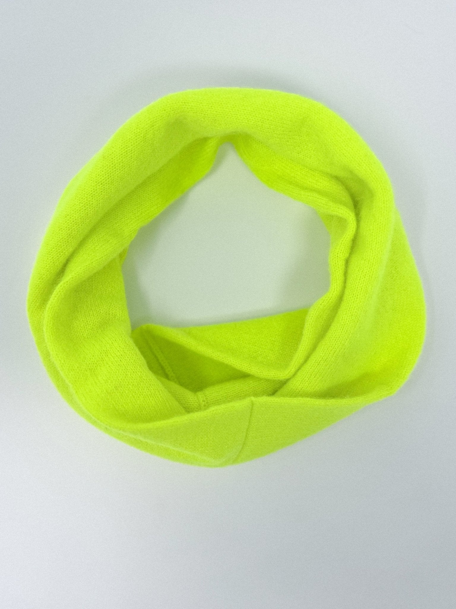 Pure Cashmere Headband | Neon Yellow - Bombaby