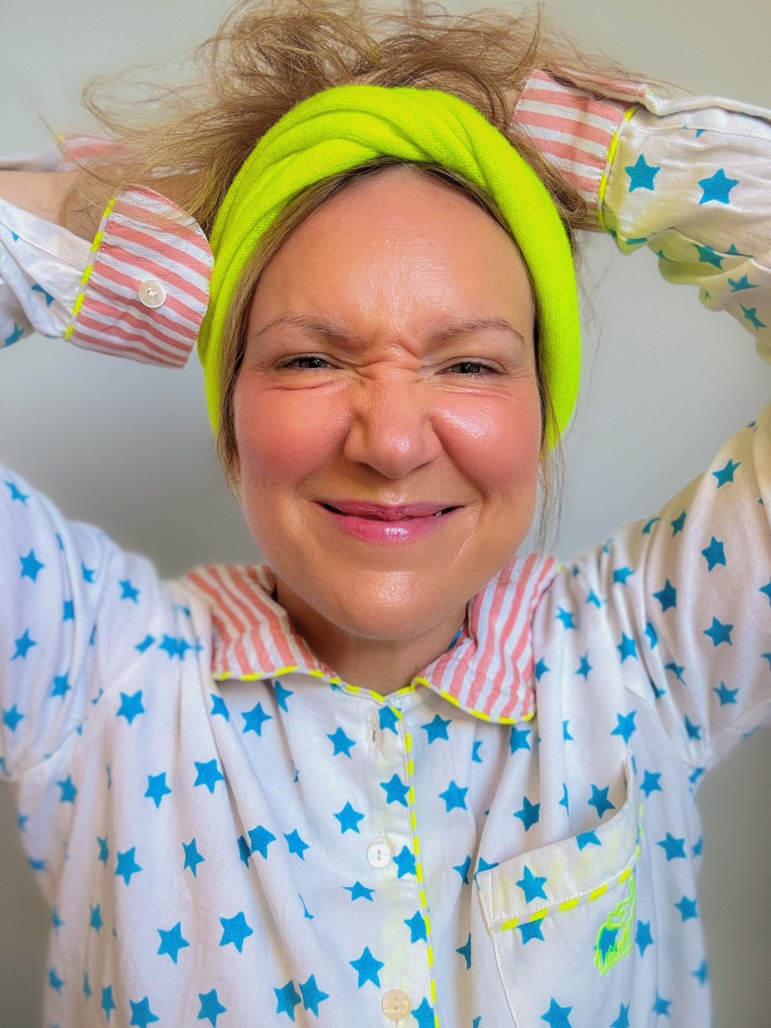 Pure Cashmere Headband | Neon Yellow - Bombaby