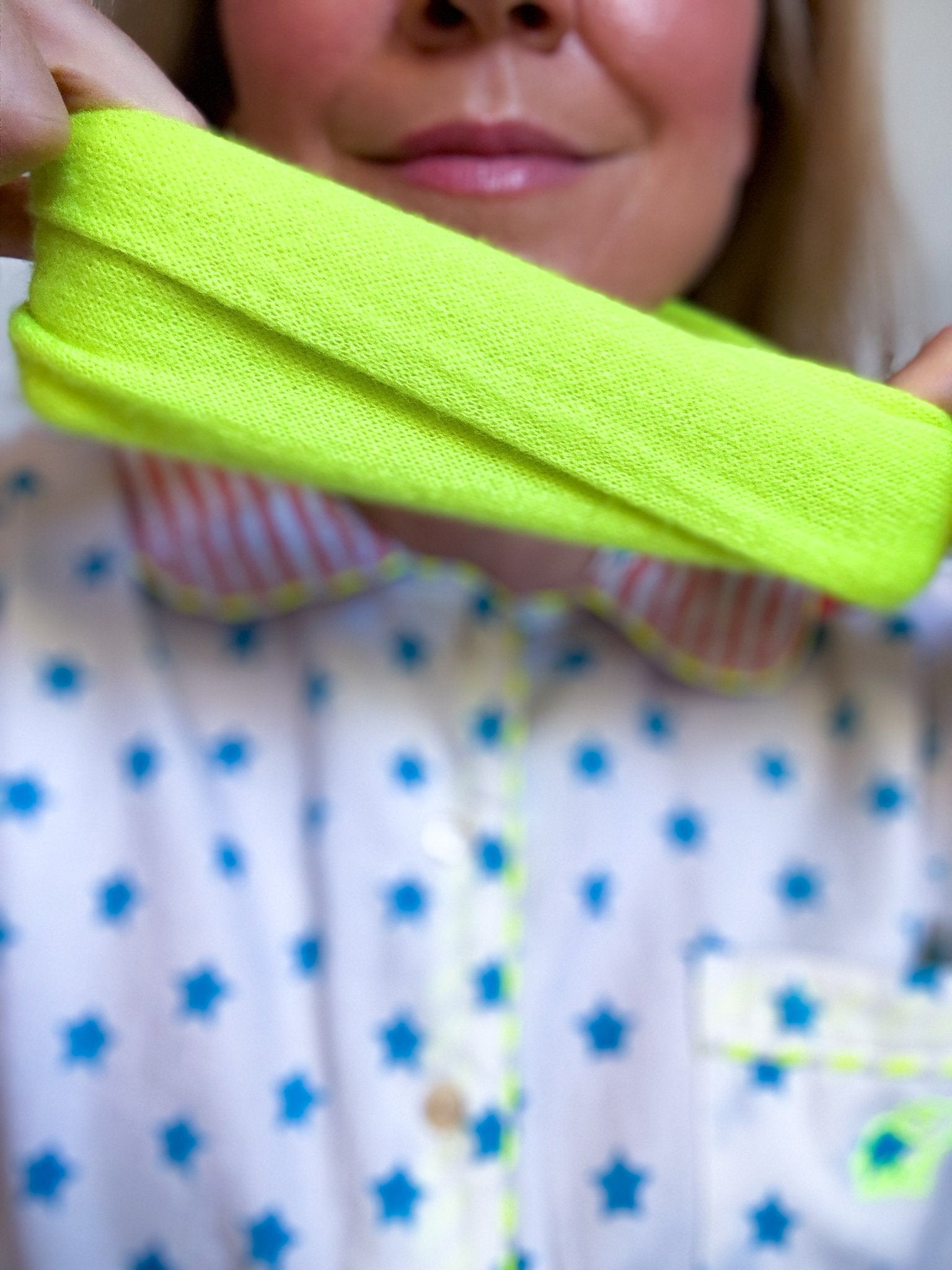 Pure Cashmere Headband | Neon Yellow - Bombaby