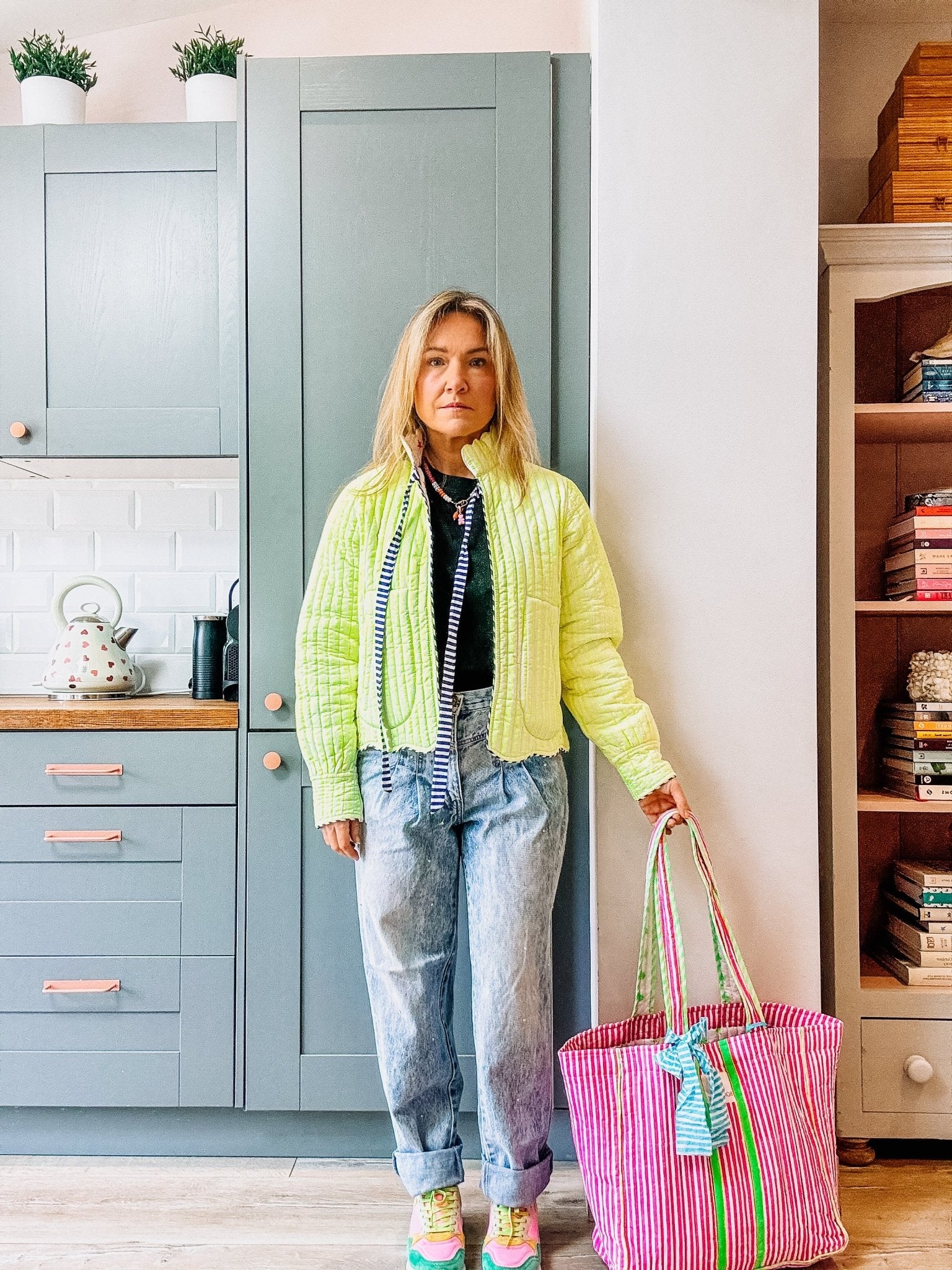 Quilted Jacket | Limoncello - Bombaby