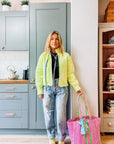 Quilted Jacket | Limoncello - Bombaby
