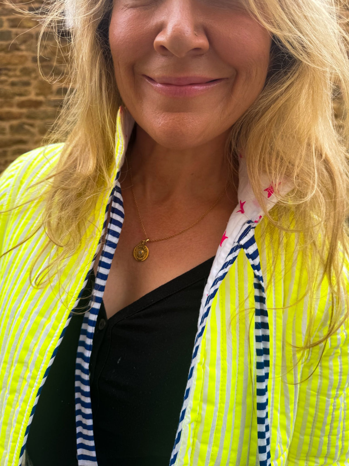 Quilted Jacket | Limoncello - Bombaby