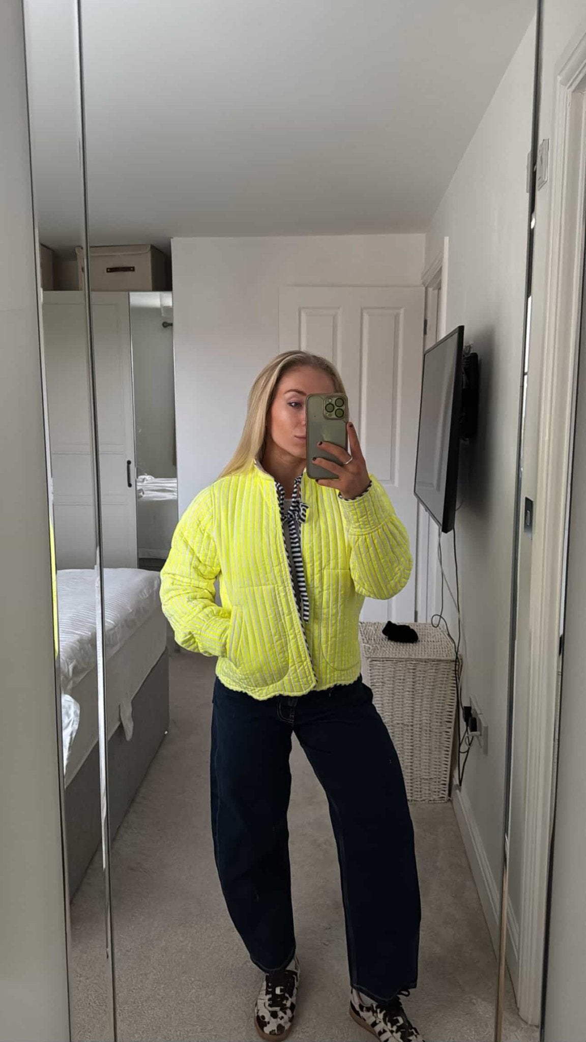 Quilted Jacket | Limoncello - Bombaby