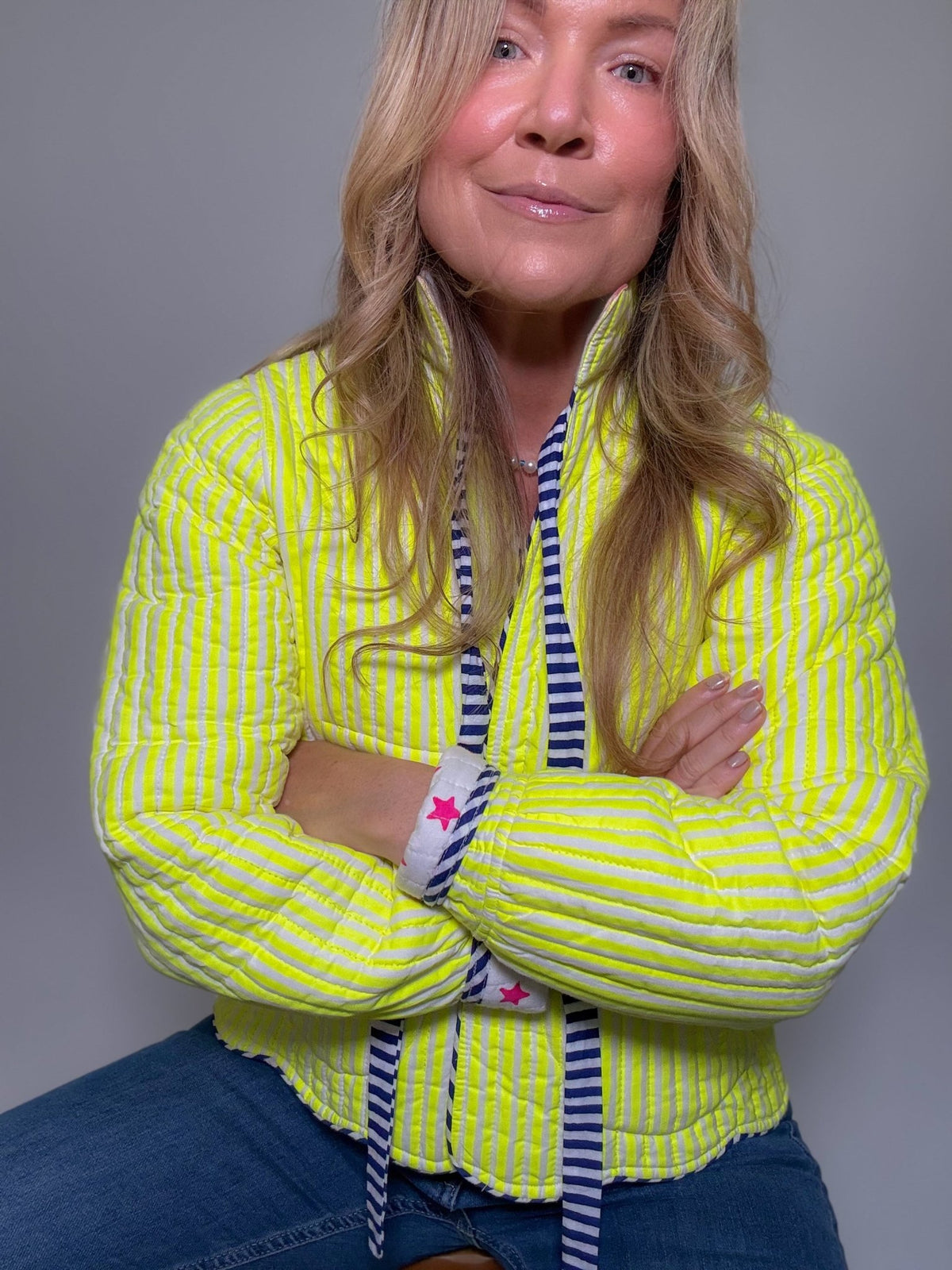 Quilted Jacket | Limoncello - Bombaby