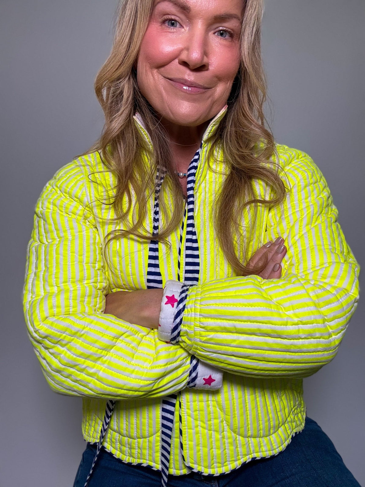 Quilted Jacket | Limoncello - Bombaby