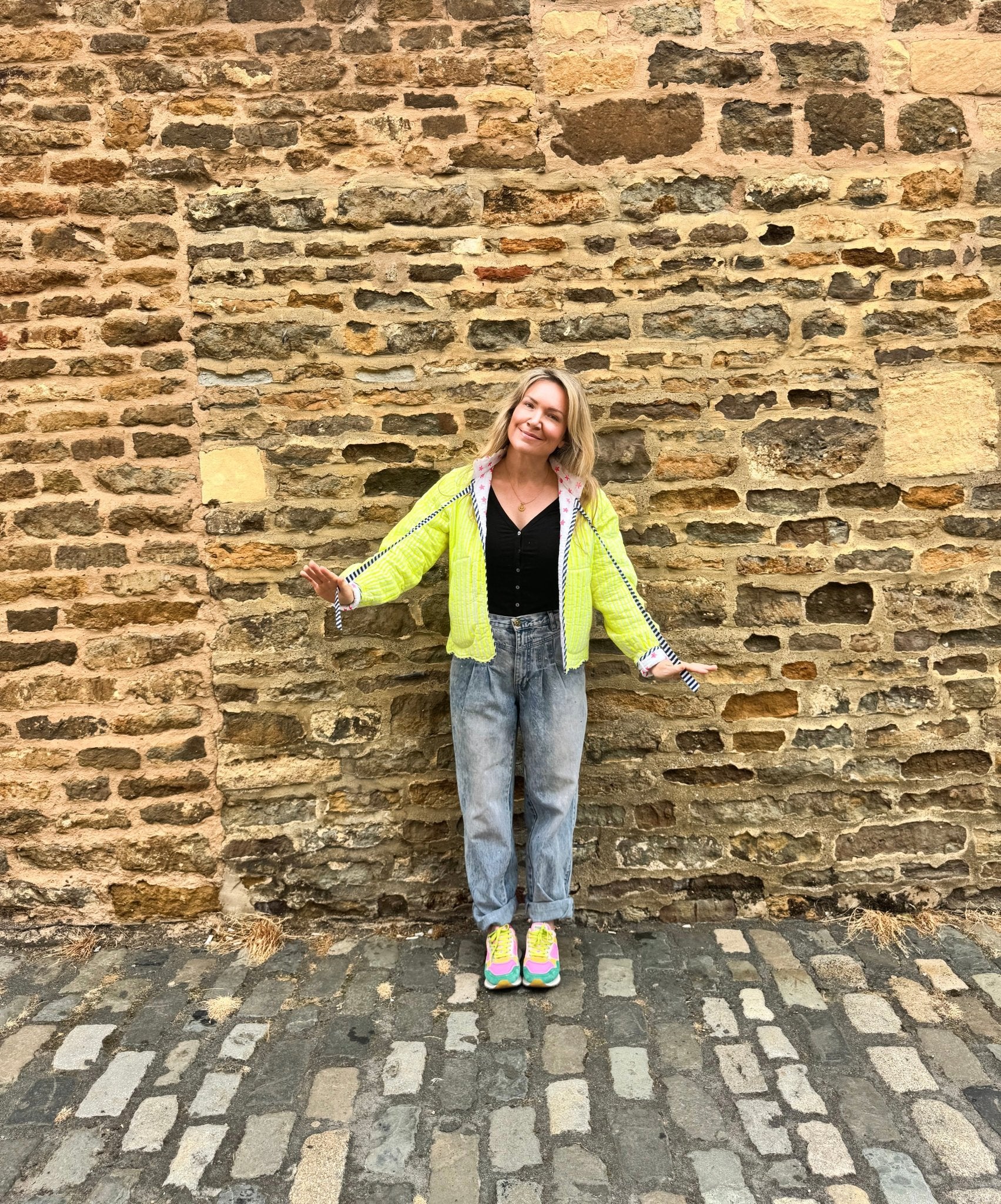 Quilted Jacket | Limoncello - Bombaby