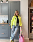 Quilted Jacket | Limoncello - Bombaby