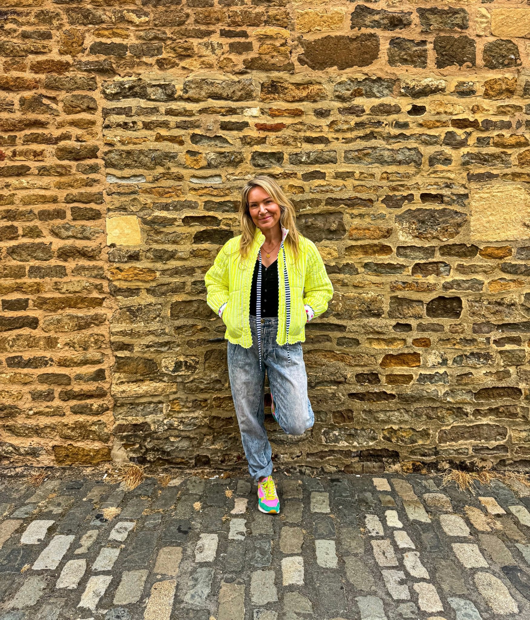 Quilted Jacket | Limoncello - Bombaby