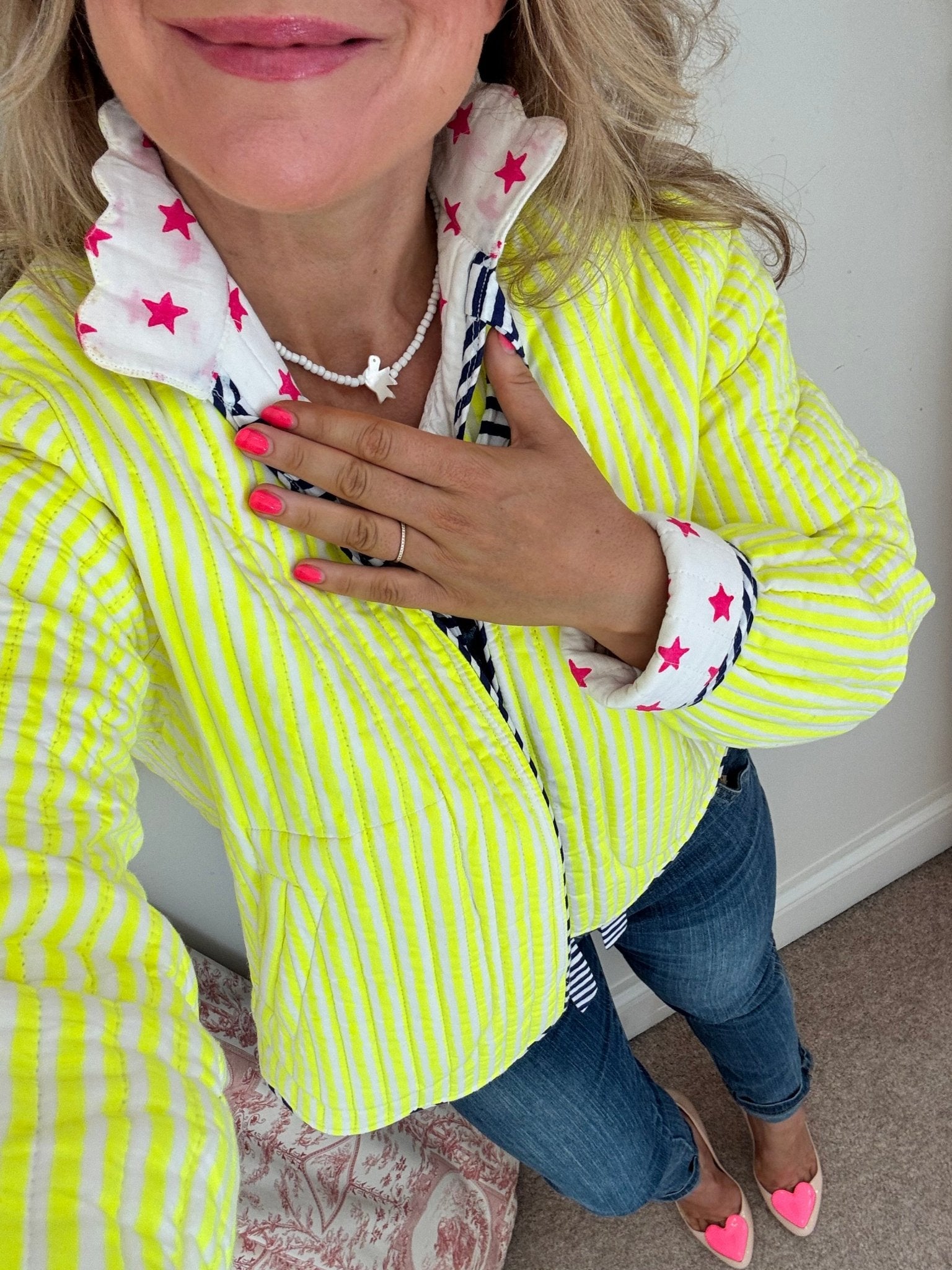 Quilted Jacket | Limoncello - Bombaby