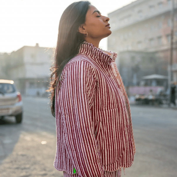 Quilted Jacket | Merlot PRE - ORDER - Bombaby