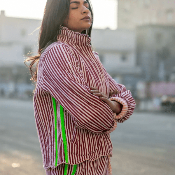 Quilted Jacket | Merlot PRE - ORDER - Bombaby