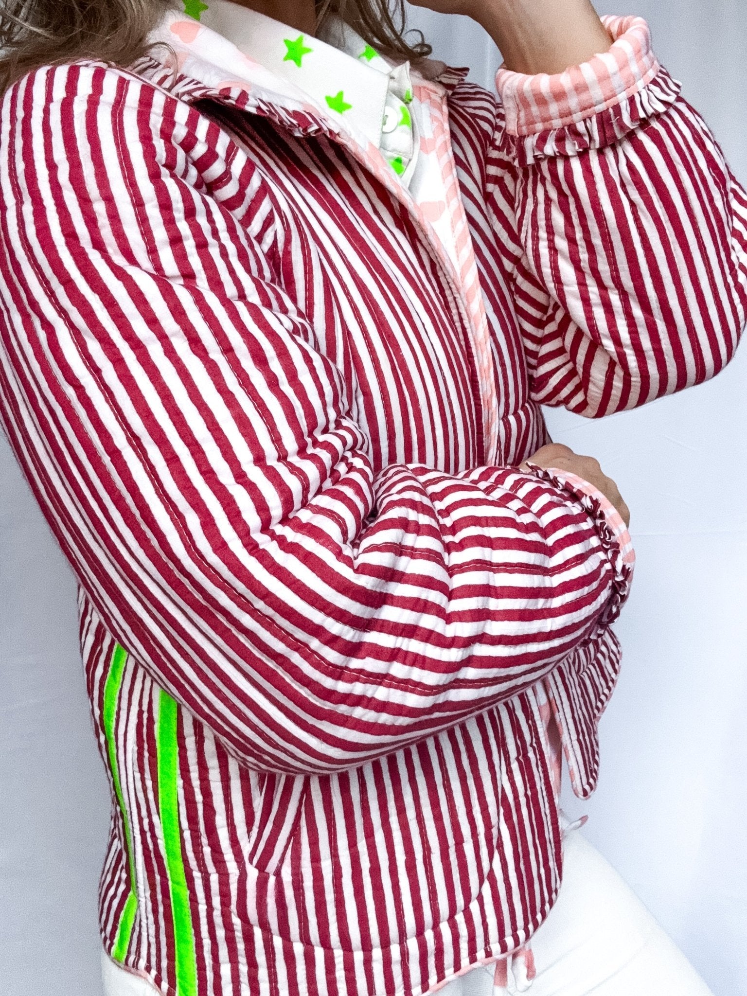 Quilted Jacket | Merlot - Bombaby