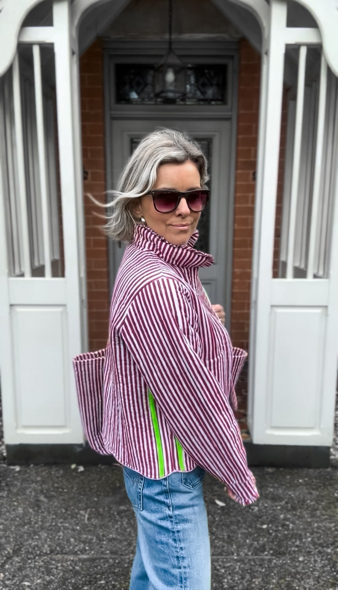 Quilted Jacket | Merlot - Bombaby