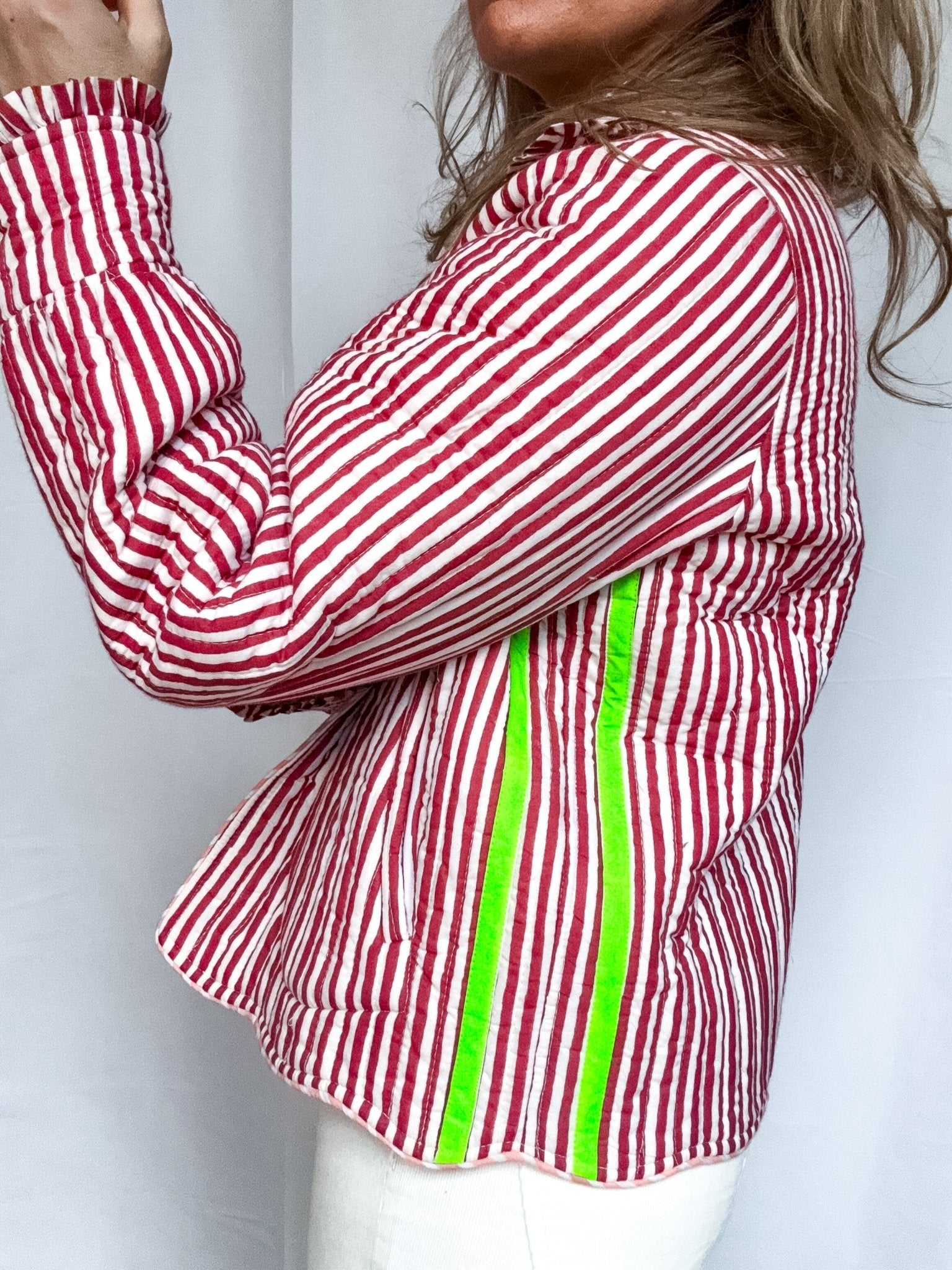 Quilted Jacket | Merlot - Bombaby