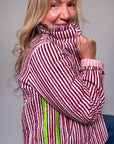 Quilted Jacket | Merlot - Bombaby
