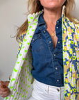 Quilted Jacket | Neon Storm - Bombaby