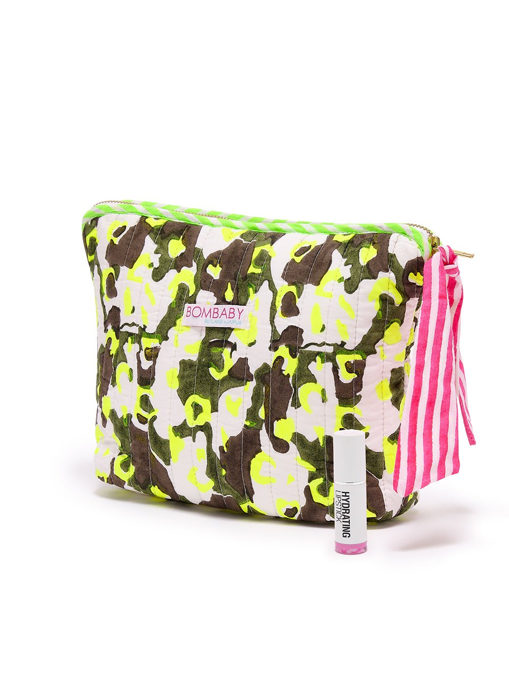 Quilted Make Up Bag | Rebel Camo - Bombaby
