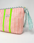 Quilted Make Up Bag | Sunwashed Pink - Bombaby