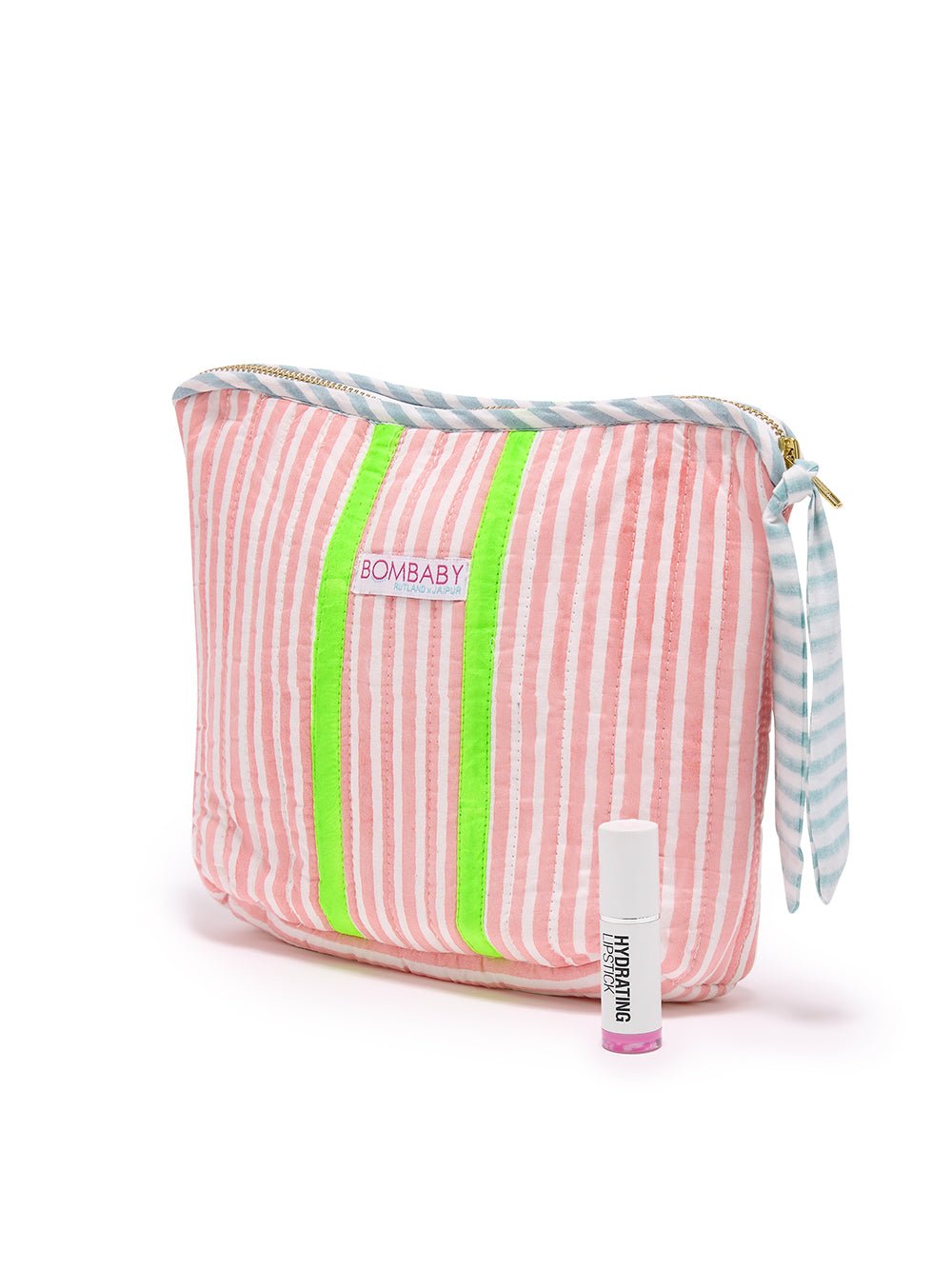 Quilted Make Up Bag | Sunwashed Pink - Bombaby