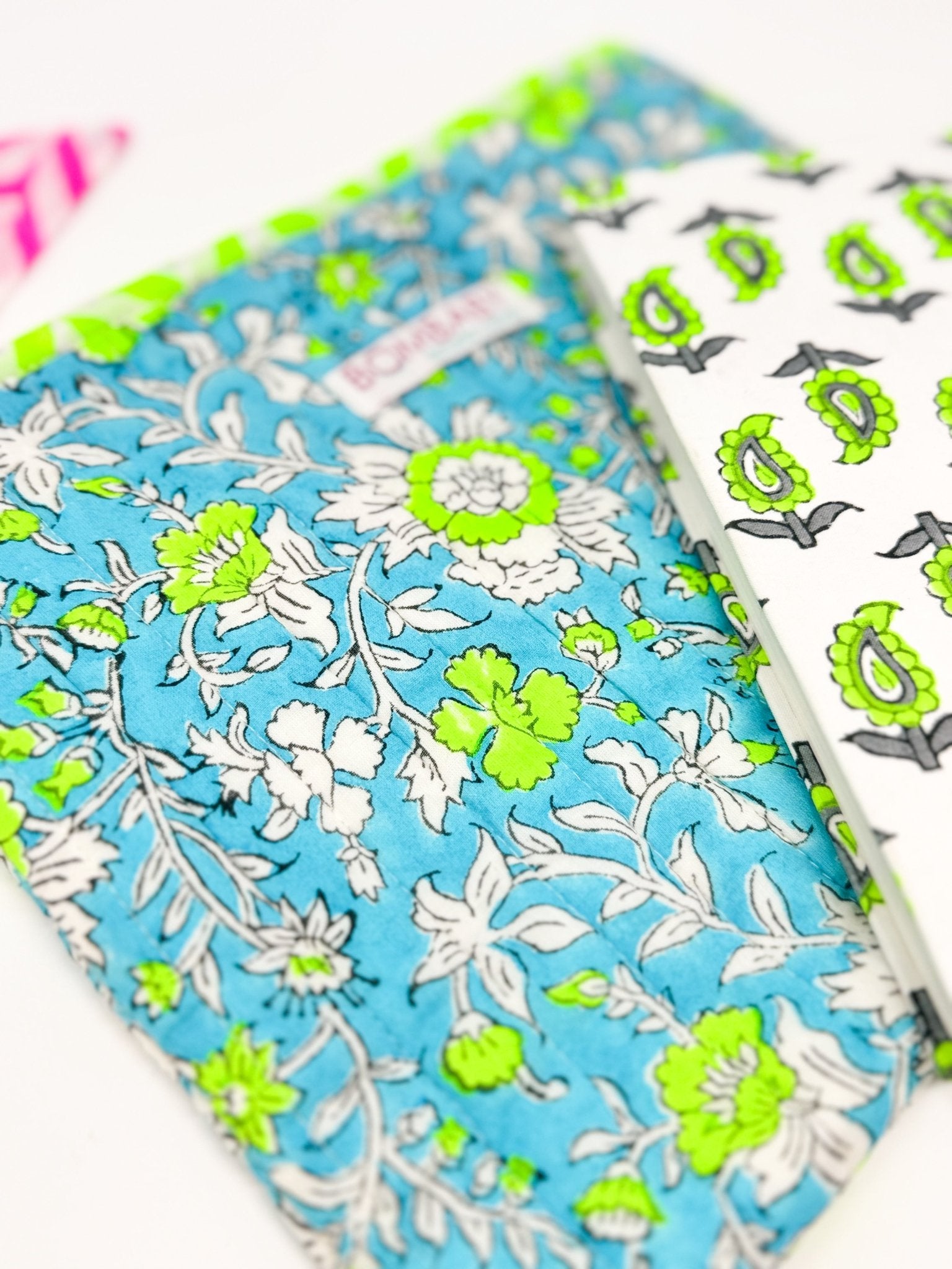 Quilted Pouch &amp; Journal Gift Set | Ltd Ed Gift For Teachers - Bombaby