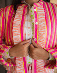 Quilted Ruffle Jacket | Elle - Bombaby