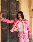 Quilted Ruffle Jacket | Elle - Bombaby