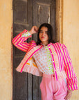 Quilted Ruffle Jacket | Elle - Bombaby
