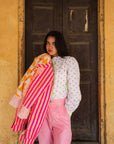 Quilted Ruffle Jacket | Elle - Bombaby