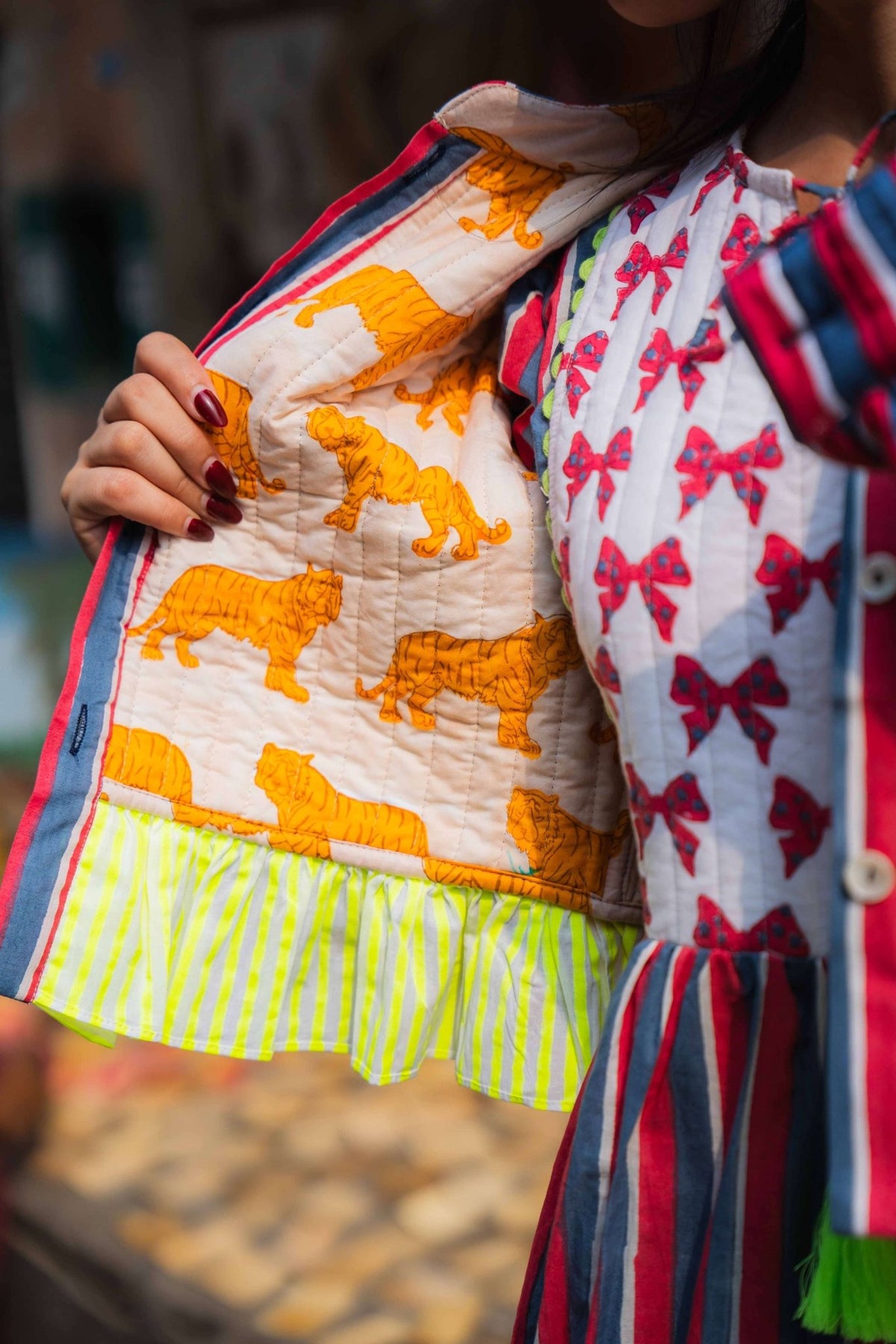 Quilted Ruffle Jacket | Roxy - Bombaby