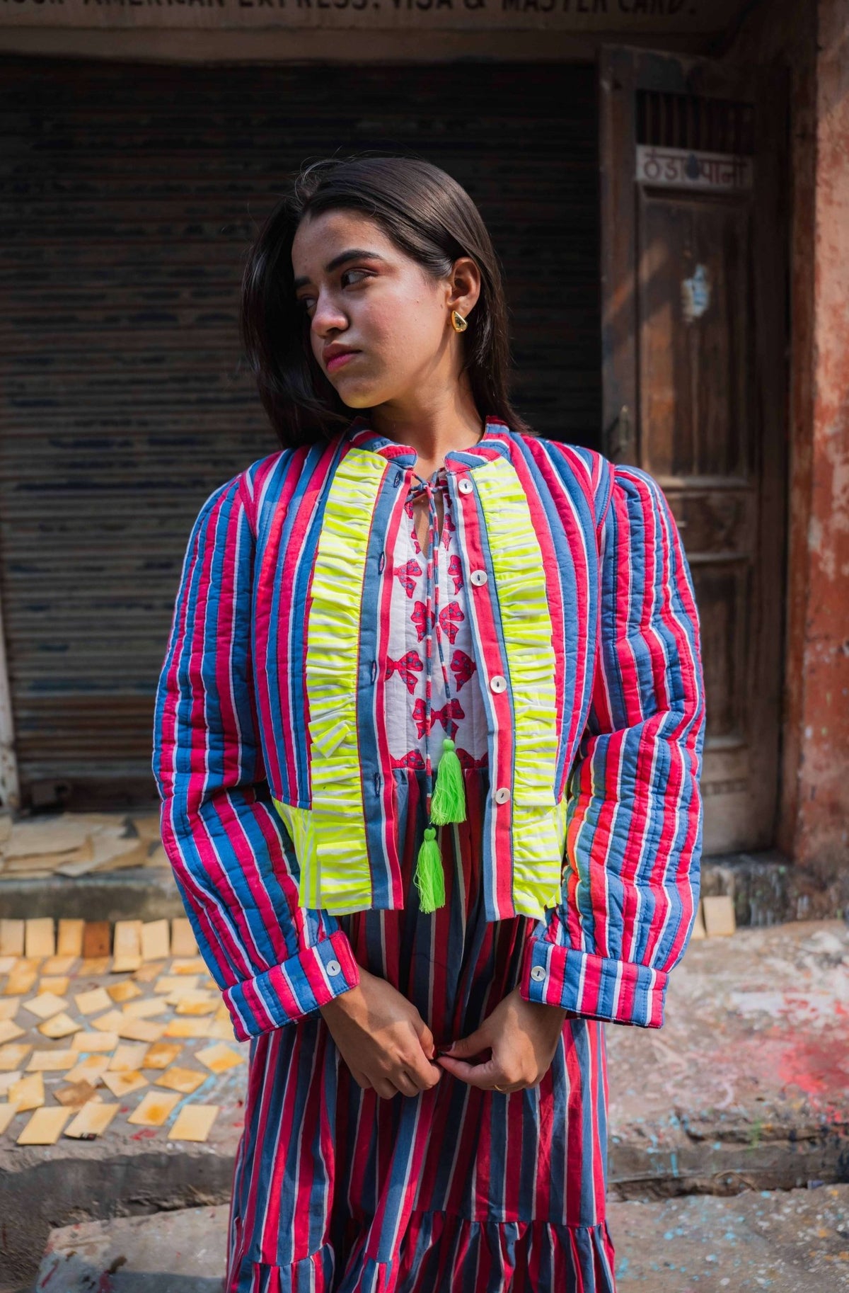 Quilted Ruffle Jacket | Roxy - Bombaby
