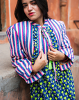 Quilted Ruffle Jacket | Tess - Bombaby