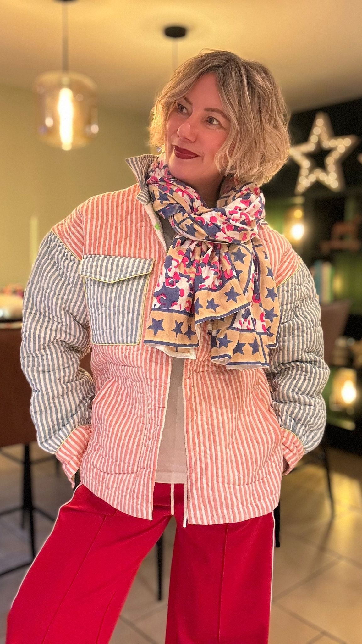 Quilted Shacket | Sunwashed - Bombaby