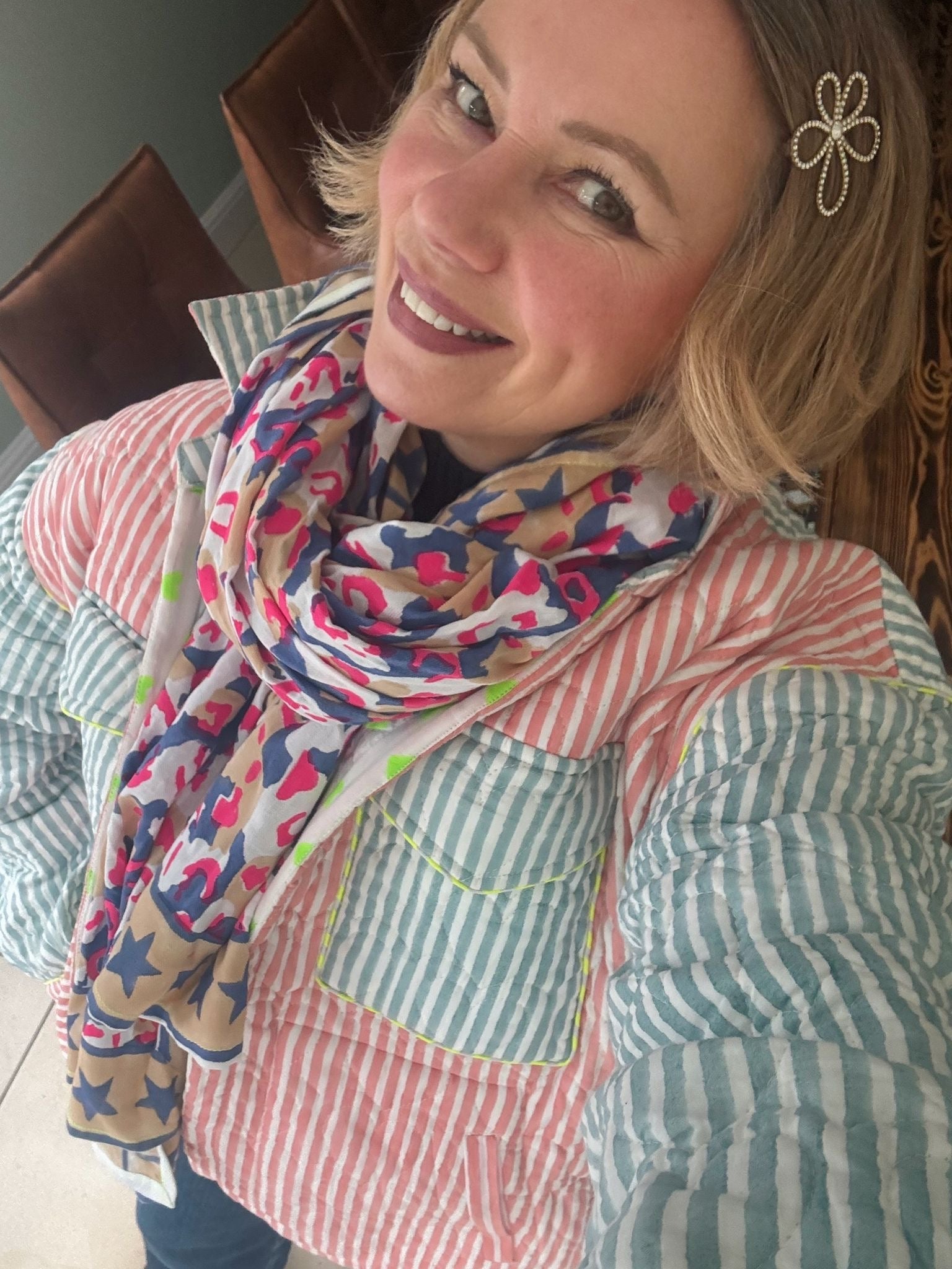 Quilted Shacket | Sunwashed - Bombaby