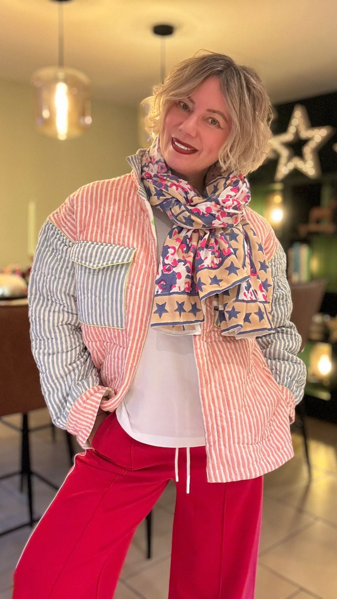 Quilted Shacket | Sunwashed - Bombaby