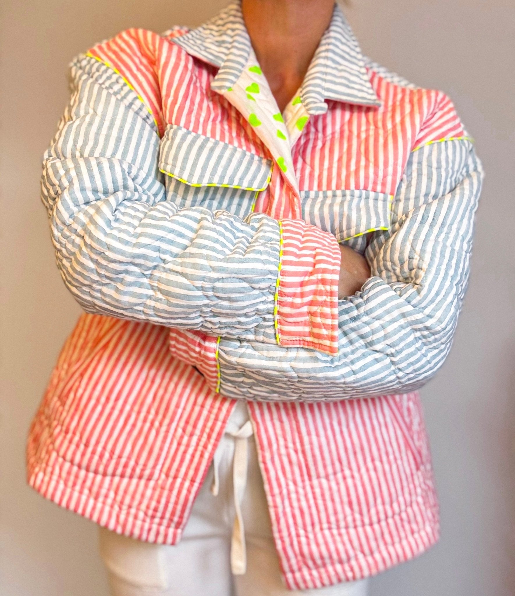 Quilted Shacket | Sunwashed - Bombaby