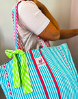 Quilted Tote Bag | Malibu Pop - Bombaby