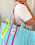 Quilted Tote Bag | Malibu Pop - Bombaby