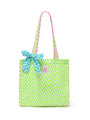 Quilted Tote Bag | Neon Green - Bombaby