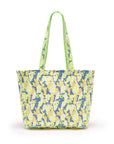 Quilted Tote Bag | Neon Storm - Bombaby