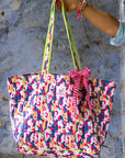Quilted Tote Bag | Rebel Camo (Pink Mirage) - Bombaby