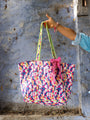 Quilted Tote Bag | Rebel Camo (Pink Mirage) - Bombaby