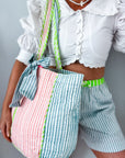 Quilted Tote Bag | Sunwashed - Bombaby